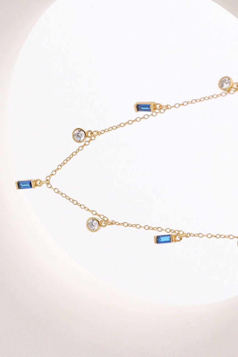 18K Gold Plated Multi - Charm Chain Necklace - Admiresty